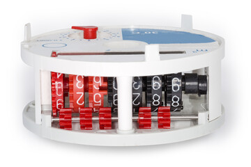 Disks set of digital mechanical counter in a water meter