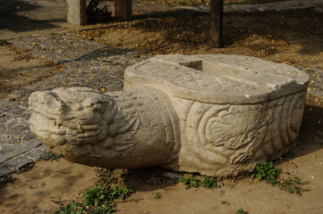 Ancient Chinese Stone Carvings, Stone Grooves and Stone Statues