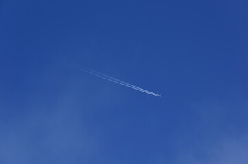 airplane in the sky