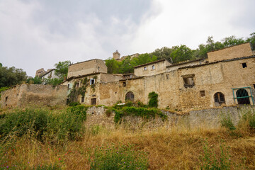 Fototapeta na wymiar View of Capestrano, old city in Abruzzi