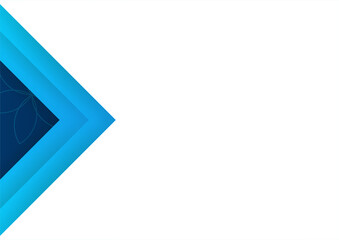 Minimalism geometric blue certificate design template