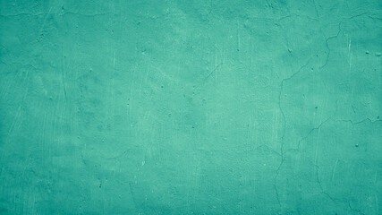 abstract cement concrete wall texture background green teal color