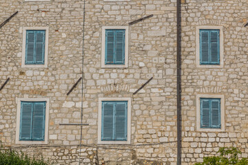 Old stone house in Sibenik, Croatia