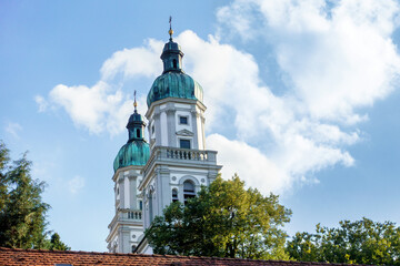 Fototapeta na wymiar Basilika St. Lorenz in Kempten im Allgäu