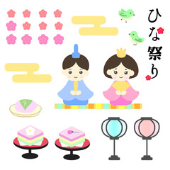 ひな祭り　イラスト