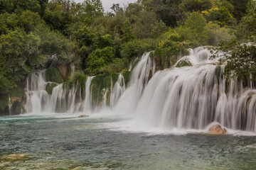 Skradinski Buk waterfall in Krka national park, Croatia