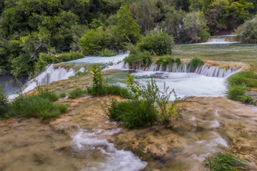 Obraz premium Skradinski Buk waterfall in Krka national park, Croatia