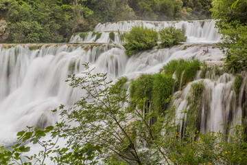 Naklejka premium Skradinski Buk waterfall in Krka national park, Croatia