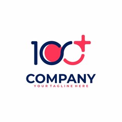 100 plus logo one hundred plus
