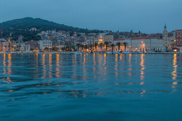Fototapeta na wymiar Evening view of Split, Croatia