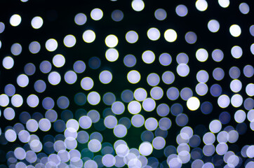 abstract background with lights soft focus