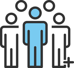 people team line icon