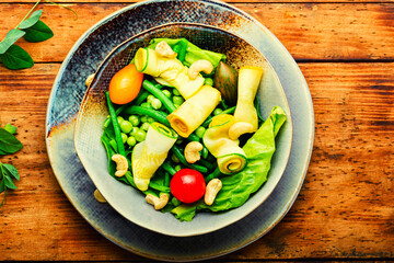 Diet vegan salad.