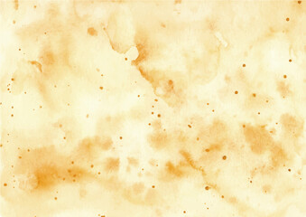 Abstract background of yellow stain splash with watercolor