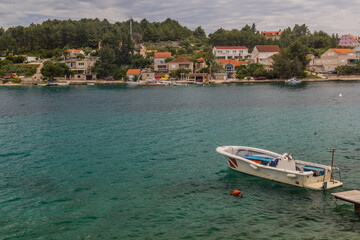 Obraz premium Lumbarda village on Korcula island, Croatia