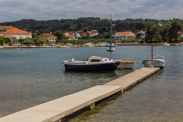Obraz premium Lumbarda village on Korcula island, Croatia