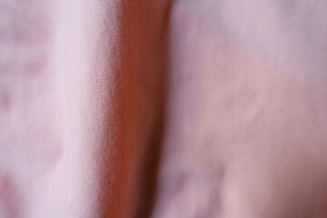Vertical light pink cotton jersey fabric