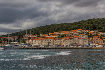 Fototapeta premium View of Korcula town, Croatia