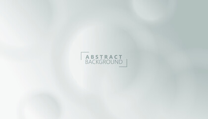white geometric background. circle shape blur effect concept .modern template for websites, brochures and covers