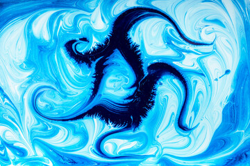 nice pattern abstract fluid painting