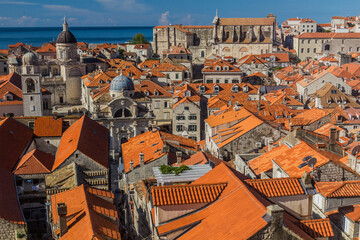 Fototapeta na wymiar Skyline of the old town of Dubrovnik, Croatia