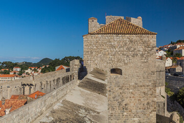 Minceta frotress in the old town of Dubrovnik, Croatia