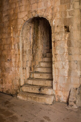 Stairs in the Lovrijenac fortress in Dubrovnik, Croatia