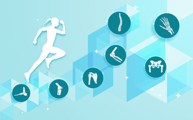 An illustration of injury inflicted during running There are orthopedic injuries as well as anatomy to consider.