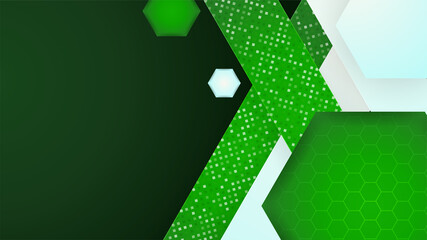 gradient green geometric Abstract Design Background