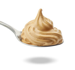 whipped caramel and coffee cream