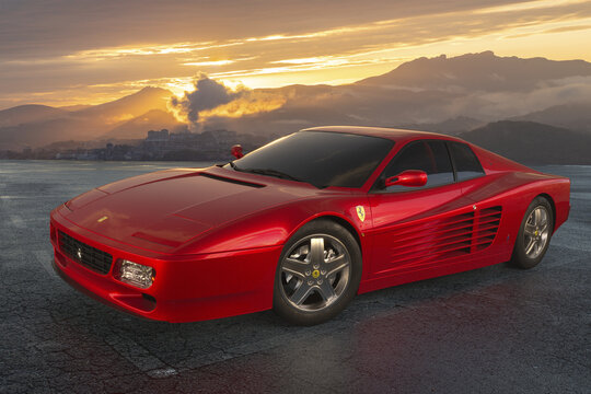 Ferrari Testarossa-Legendary sports car from the 1980s