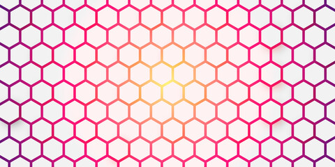 seamless geometric hexagon abstract pattern