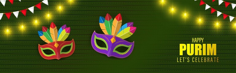 vector illustration for Jewish festival Purim