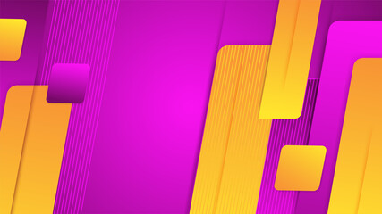 Shape gradient purple yellow memphis geometric Abstract Design Background