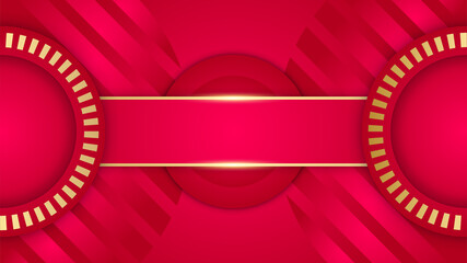 Abstract minimal red background with geometric creative and minimal gradient concepts, for posters, banners, landing page concept image.