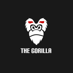 Logo gorilla mata merah