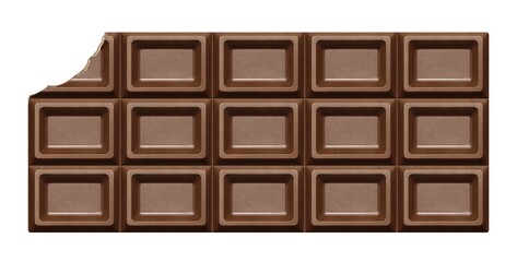 チョコレート 板チョコ イラスト リアル バレンタイン 