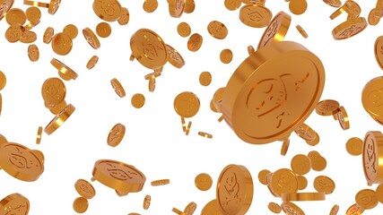 空から降る海賊のコイン