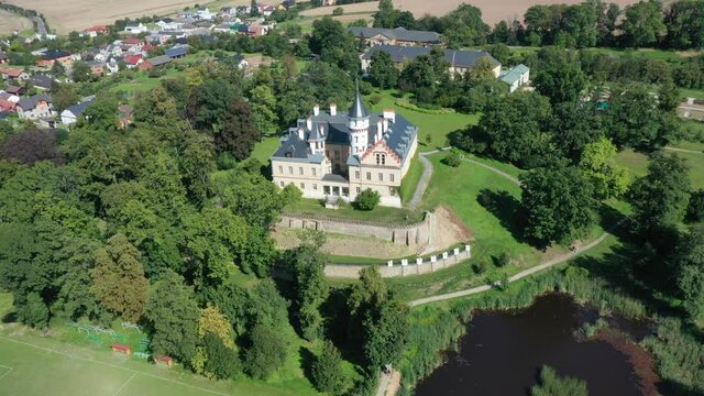 Castle Radun near town Opava in Czech republic