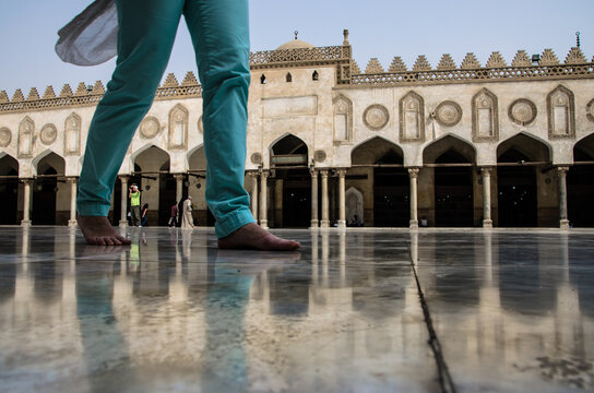 Mulsim prayer room mosque at  Al-Azhar University Cairo