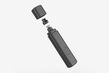 Professional two Speed Electric Rechargeable Pet Nail Trimmer Painless Paws Grooming and Smoothing for Small Medium Large. 3d illustration