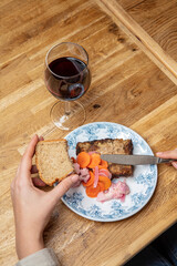 terrine de canard aux légumes