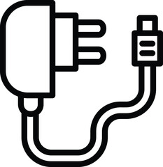 Device Plug Vector Icon Design Illustration