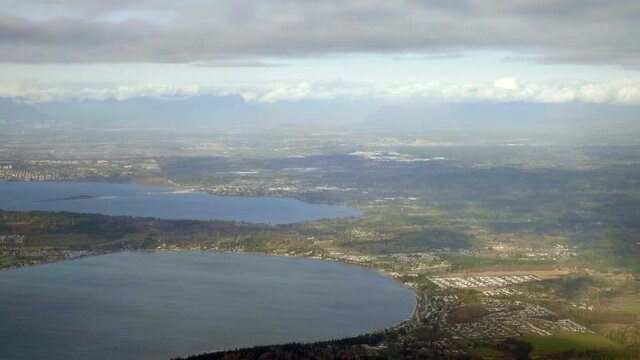 Coastal Pacific Northwest Landscape, Birch Bay, Drayton Harbor AERIAL