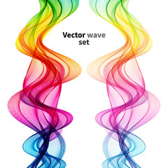 Vertical color spectrum wave design, abstract background eps10