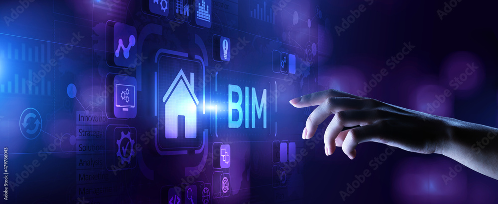 Aufkleber bim building information modeling engineering development software.