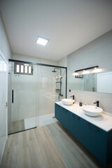 modern bathroom in a home