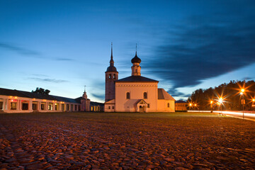Ancient temples and monasteries of the city of Suzdal. Russia