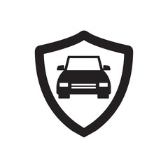 Car insurance icon ( vector illustration )