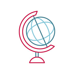 globe map icon